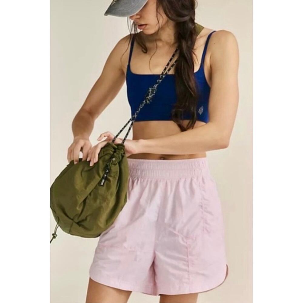 NWT Free People FP Movement Prime Time Hike Short Rose Wash Pink Sz L